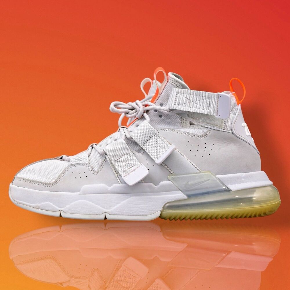 Nike Air Edge 270 Pure Platinum Men’s Size 10.5 Basketball Shoes Sneakers - Picture 2 of 9